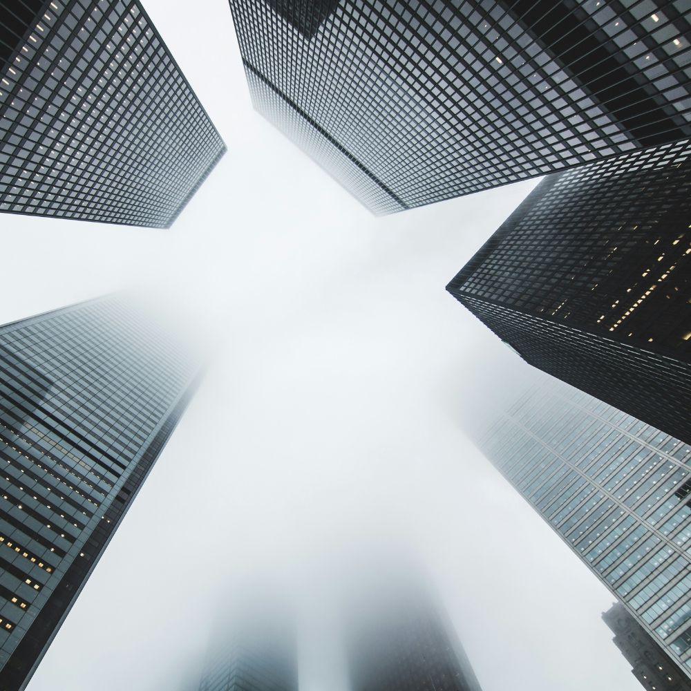 Image of a dark city representing Invisable cities project